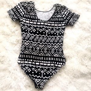 FOREVER 21 AZTEC BODYSUIT